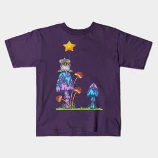 Miss Mouse on a Mushroom Kids T-Shirt